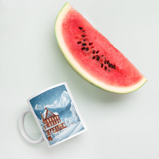 White glossy mug - WhatUWant2Buy