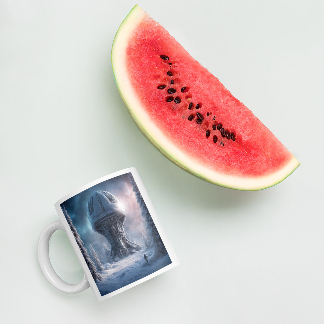 White glossy mug - WhatUWant2Buy