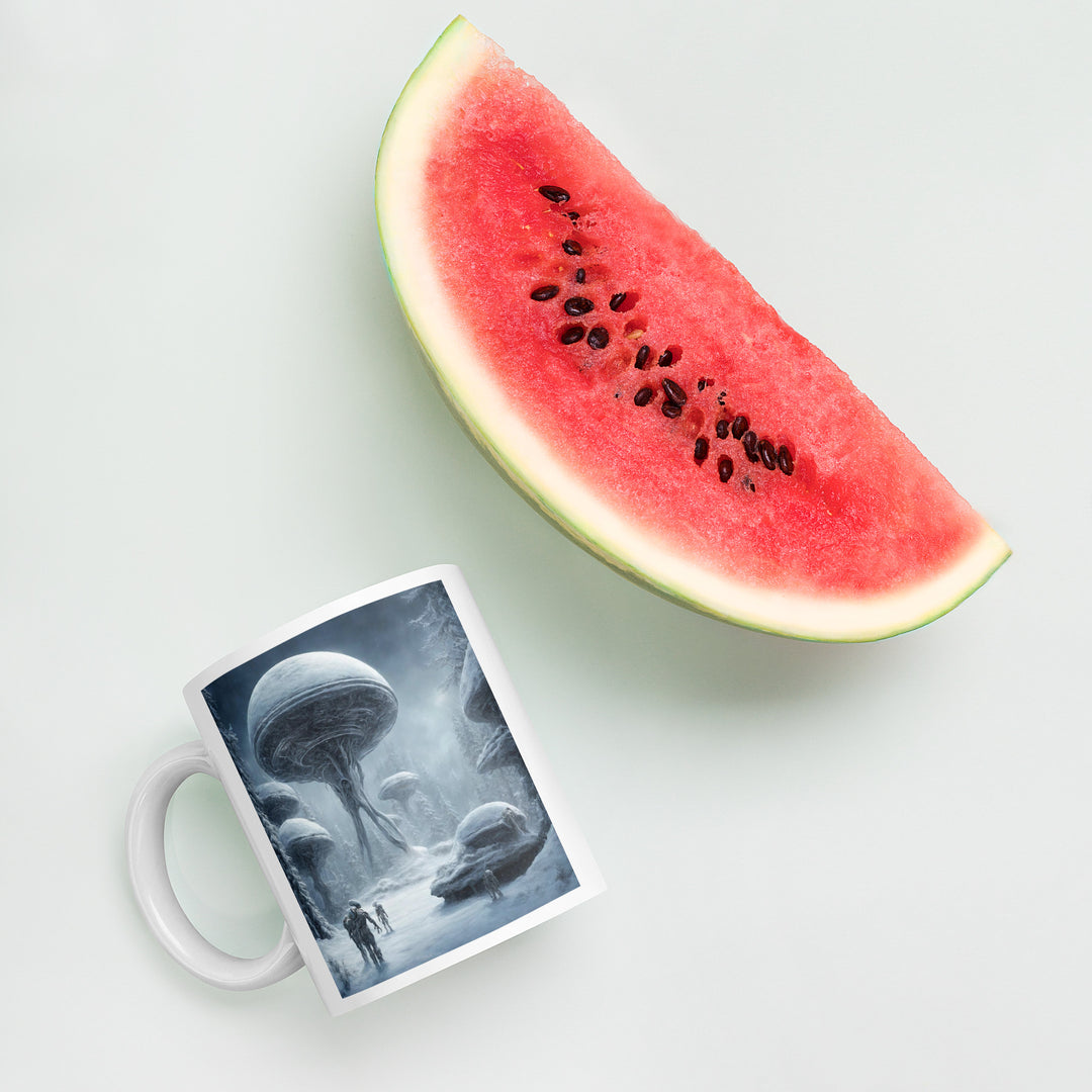 White glossy mug - WhatUWant2Buy