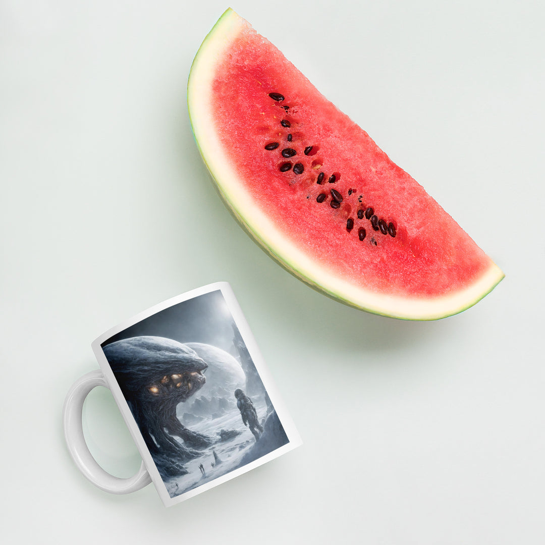 White glossy mug - WhatUWant2Buy