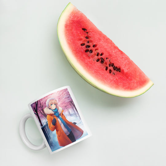 White glossy mug - WhatUWant2Buy