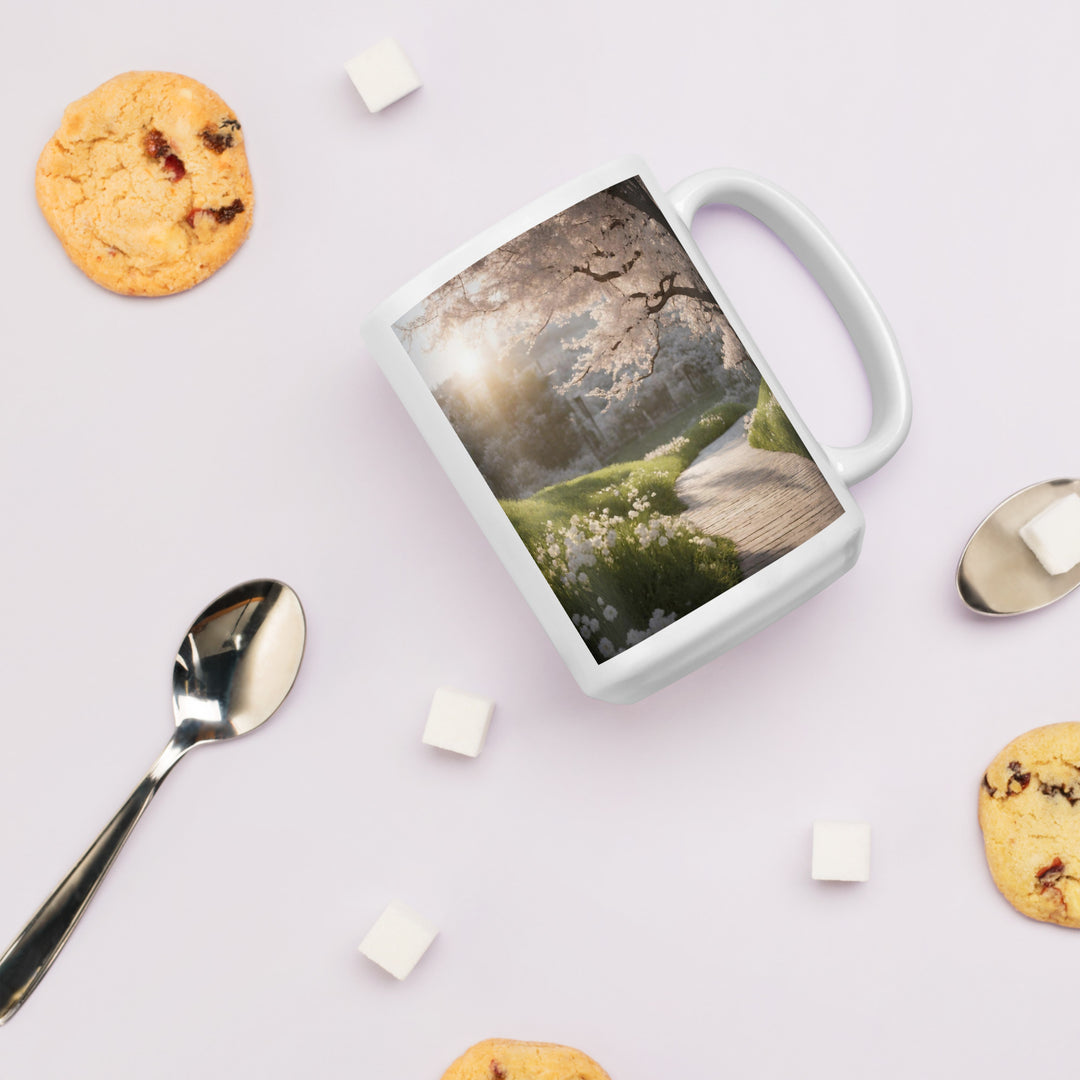 White glossy mug - WhatUWant2Buy