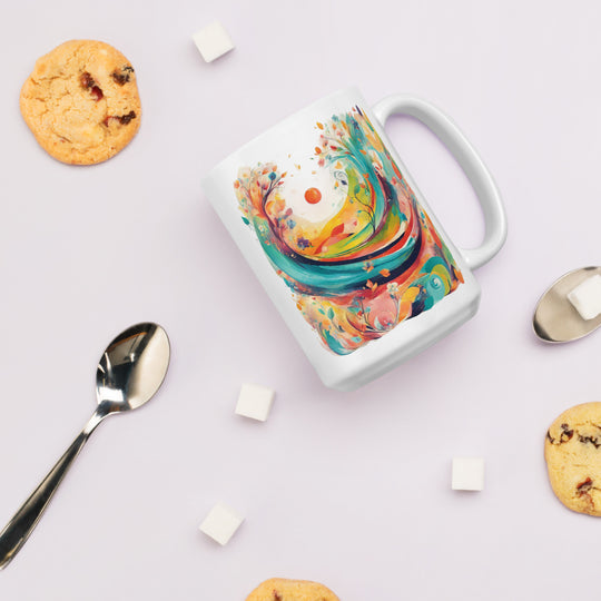 White glossy mug - WhatUWant2Buy