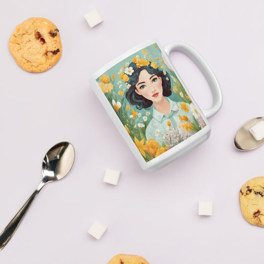 White glossy mug - WhatUWant2Buy