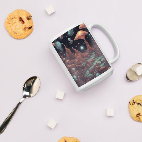 White glossy mug - WhatUWant2Buy