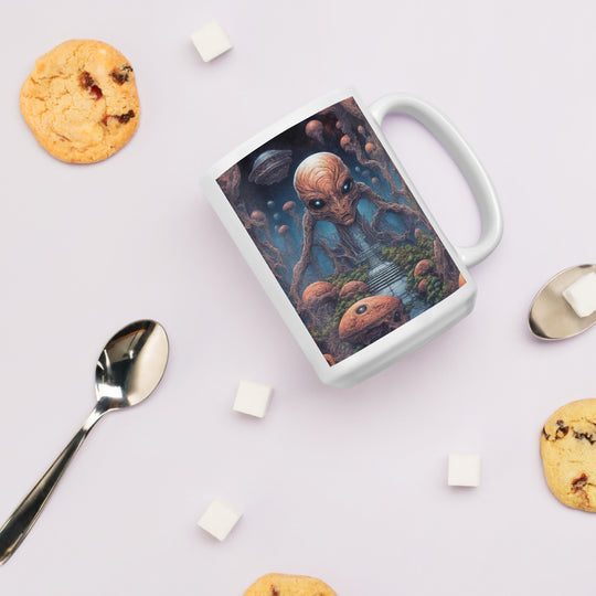 White glossy mug - WhatUWant2Buy