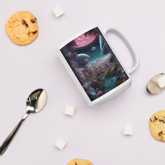 White glossy mug - WhatUWant2Buy