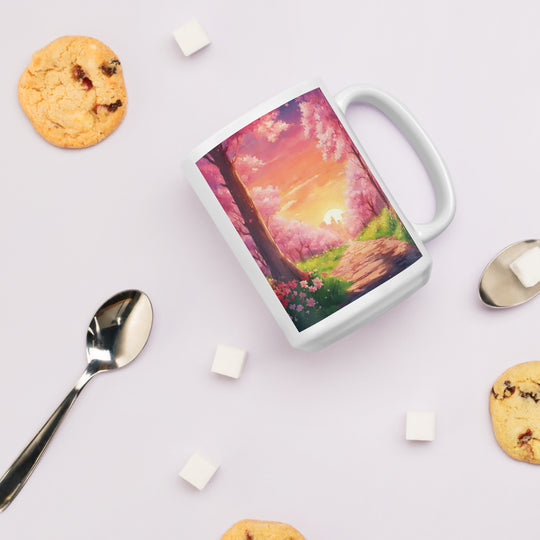White glossy mug - WhatUWant2Buy