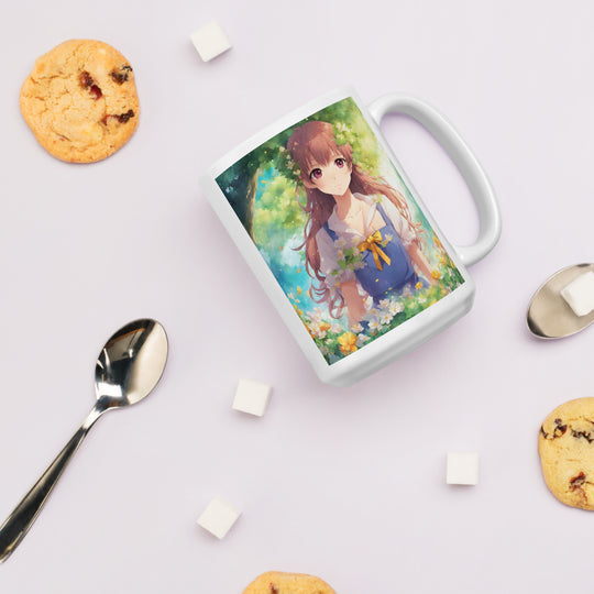 White glossy mug - WhatUWant2Buy