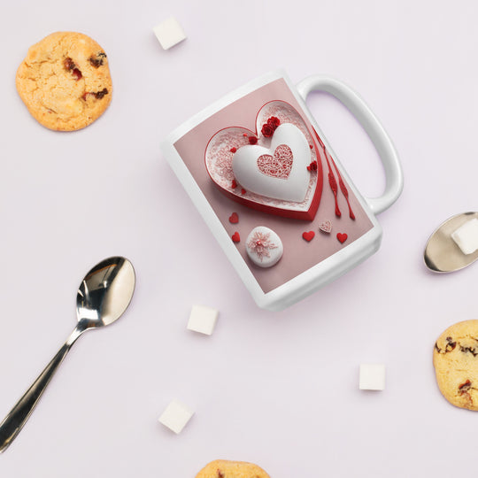 White glossy mug - WhatUWant2Buy