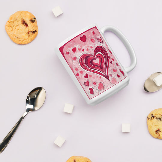 White glossy mug - WhatUWant2Buy