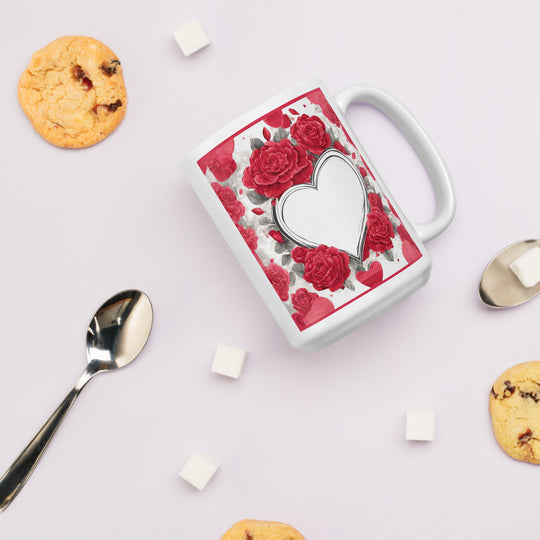 White glossy mug - WhatUWant2Buy