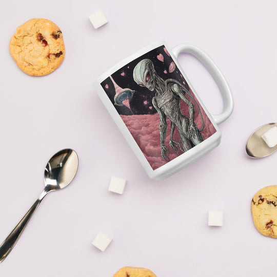 White glossy mug - WhatUWant2Buy