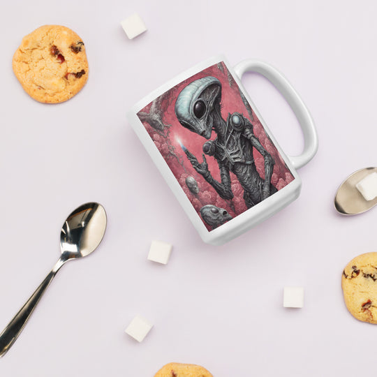 White glossy mug - WhatUWant2Buy