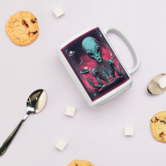 White glossy mug - WhatUWant2Buy
