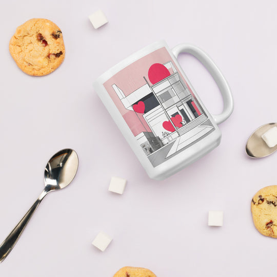 White glossy mug - WhatUWant2Buy
