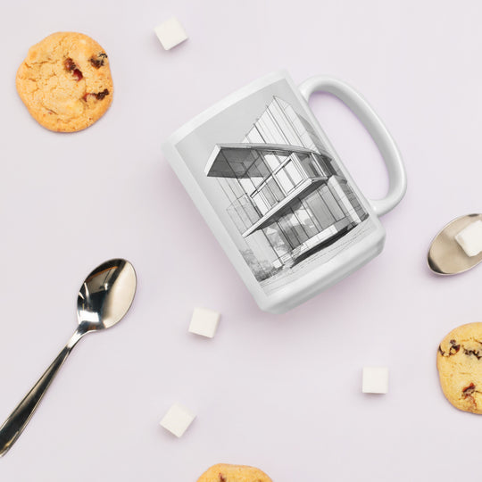 White glossy mug - WhatUWant2Buy