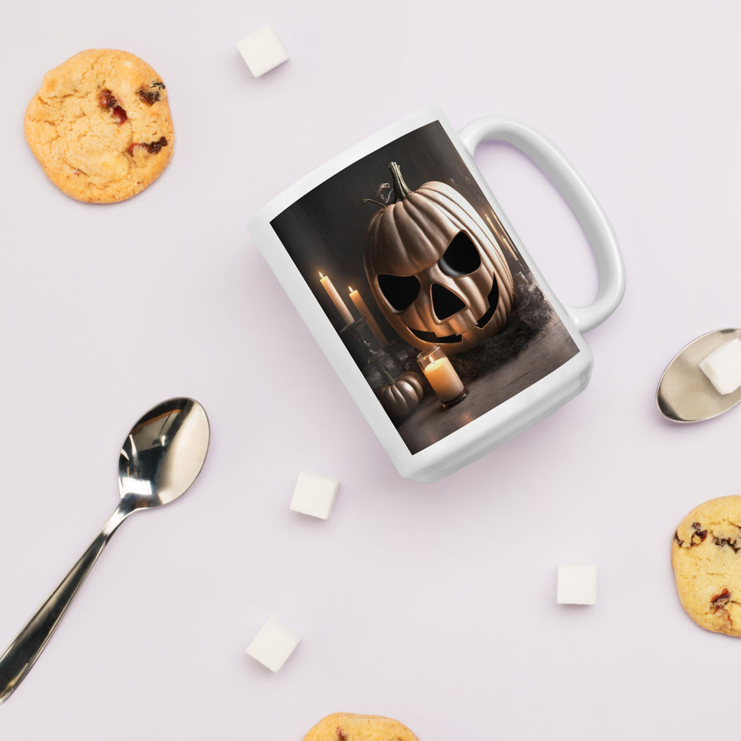 White glossy mug - WhatUWant2Buy
