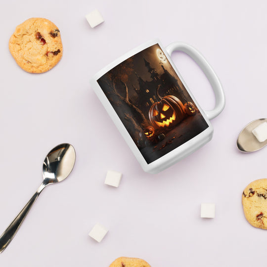 White glossy mug - WhatUWant2Buy