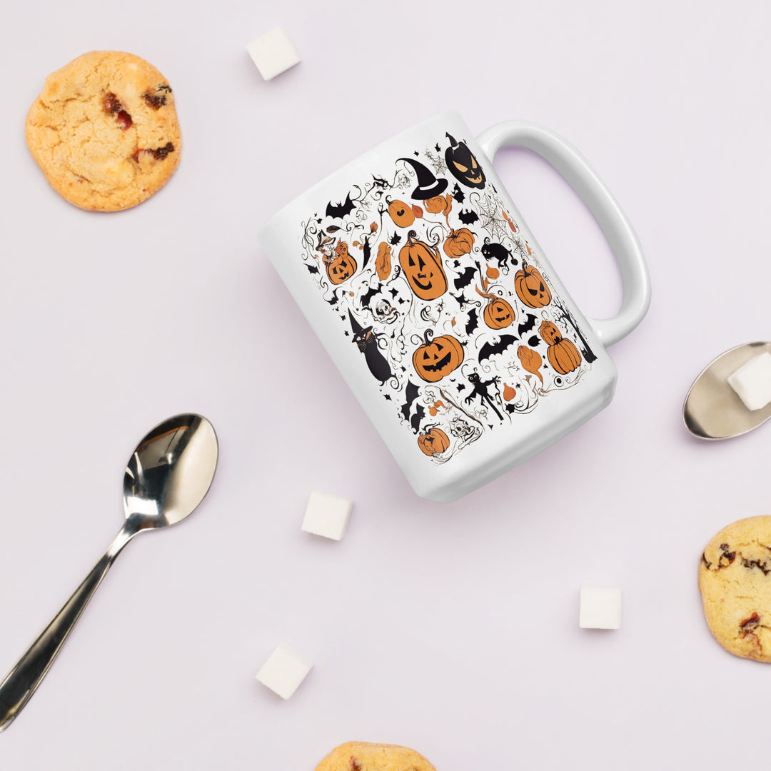 White glossy mug - WhatUWant2Buy