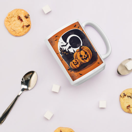 White glossy mug - WhatUWant2Buy
