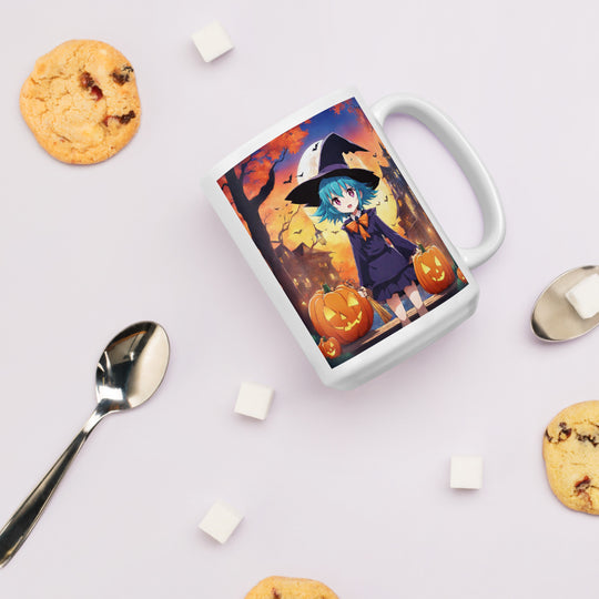 White glossy mug - WhatUWant2Buy