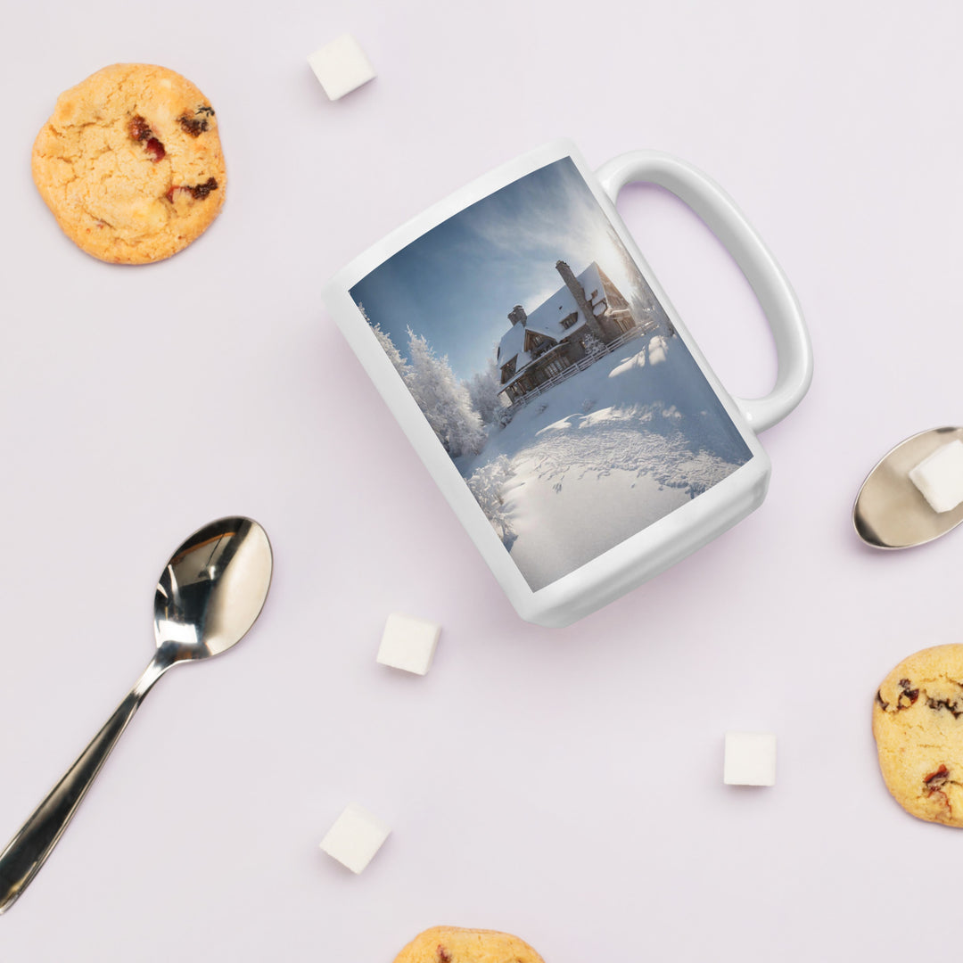 White glossy mug - WhatUWant2Buy