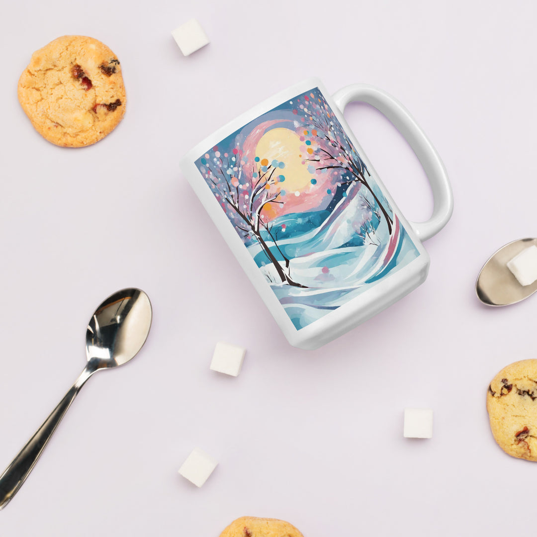 White glossy mug - WhatUWant2Buy