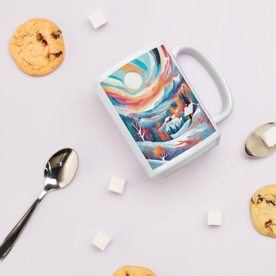 White glossy mug - WhatUWant2Buy