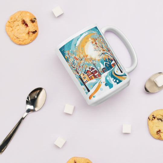 White glossy mug - WhatUWant2Buy