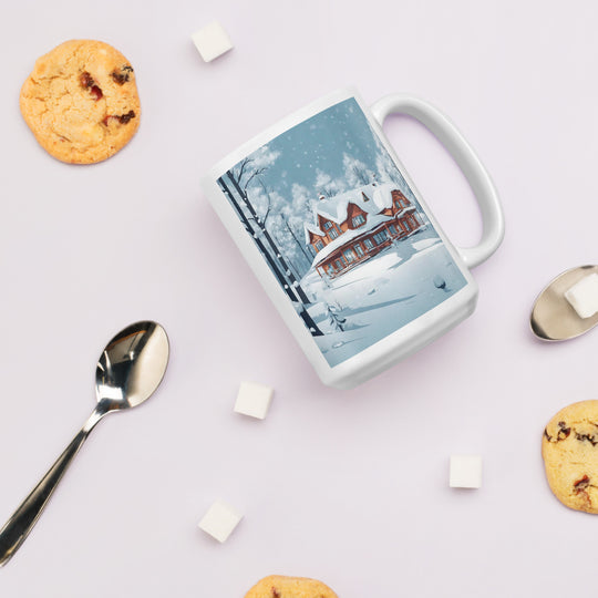 White glossy mug - WhatUWant2Buy