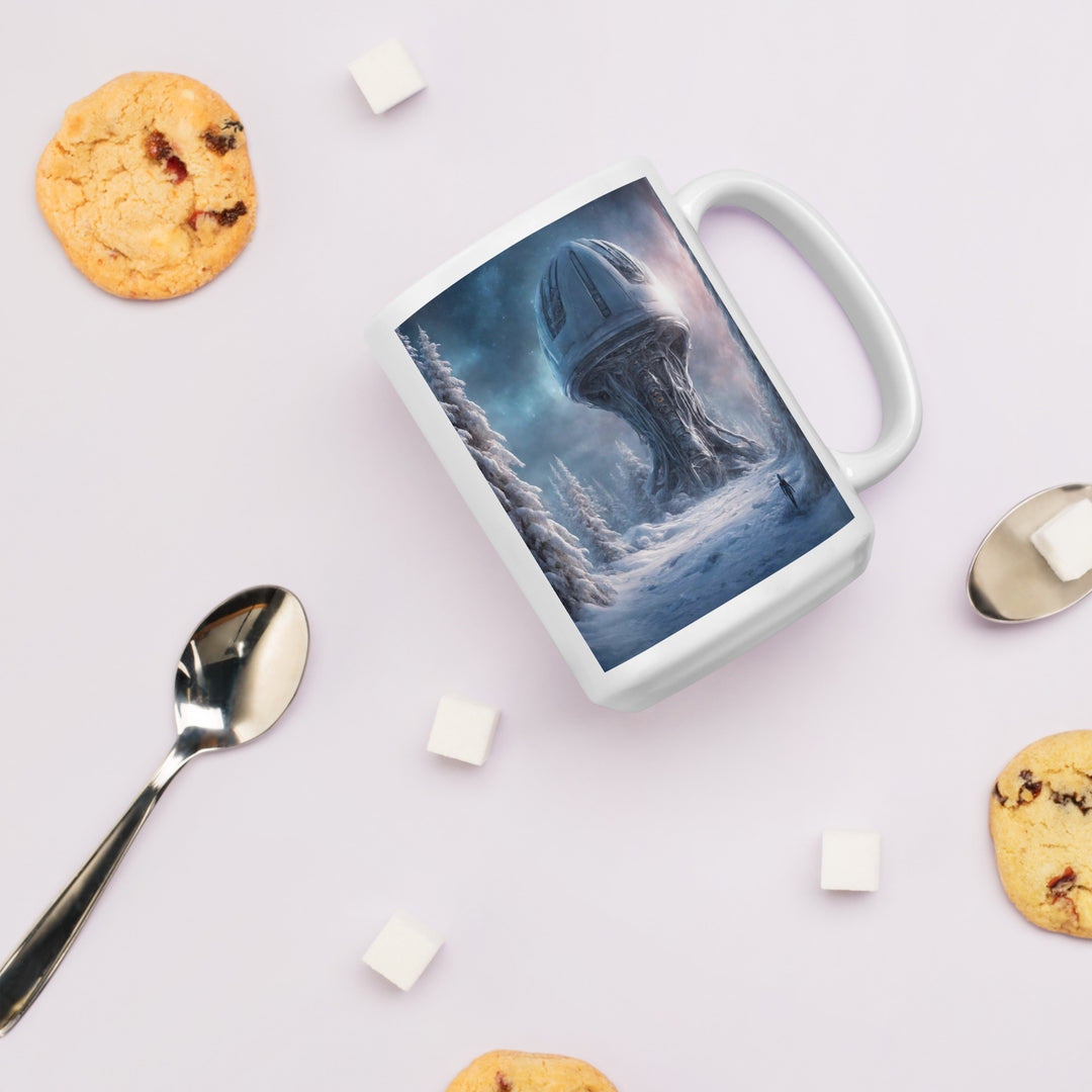White glossy mug - WhatUWant2Buy