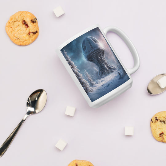 White glossy mug - WhatUWant2Buy