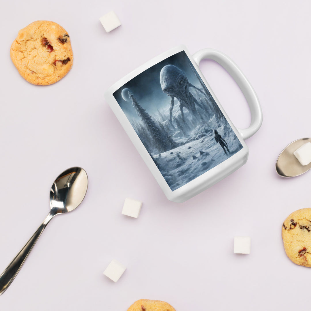 White glossy mug - WhatUWant2Buy