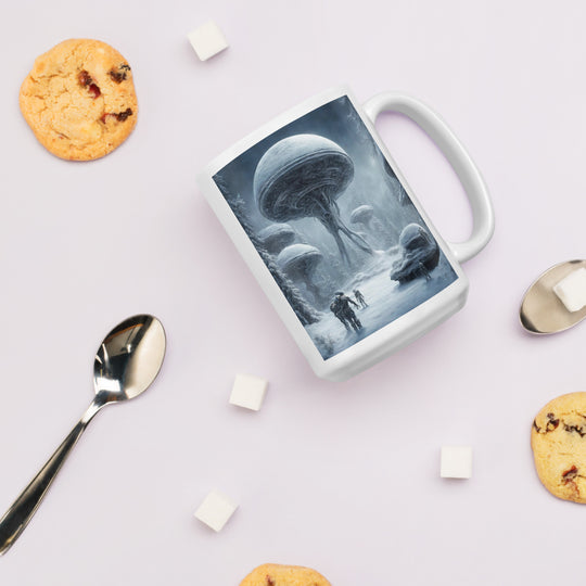 White glossy mug - WhatUWant2Buy