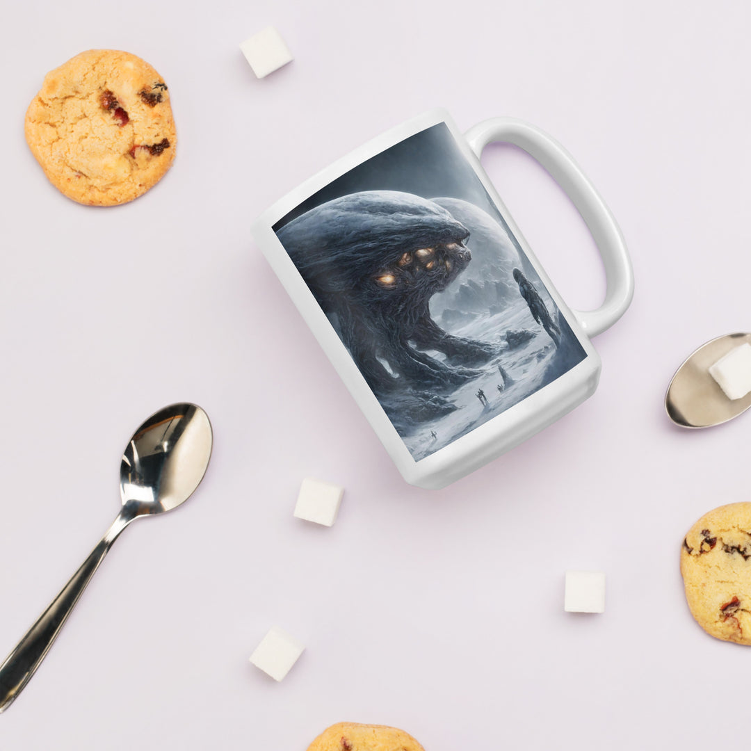White glossy mug - WhatUWant2Buy