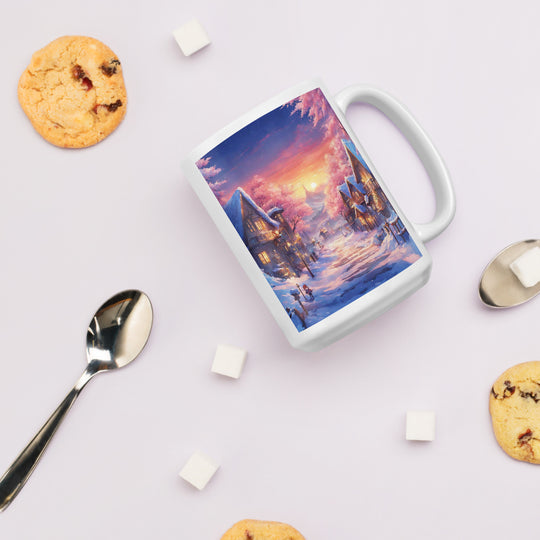 White glossy mug - WhatUWant2Buy