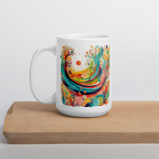 White glossy mug - WhatUWant2Buy