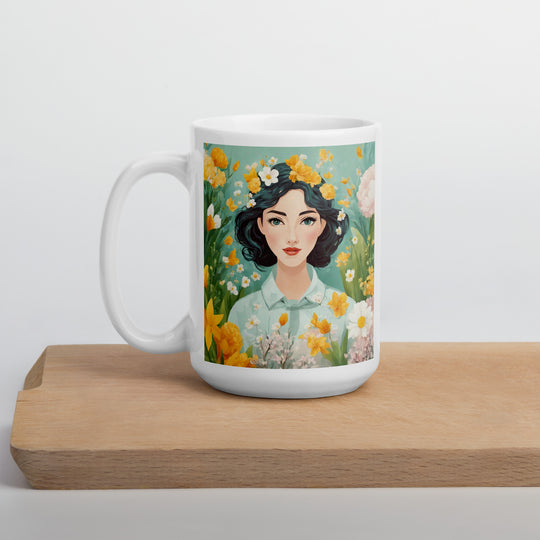 White glossy mug - WhatUWant2Buy