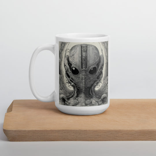 White glossy mug - WhatUWant2Buy
