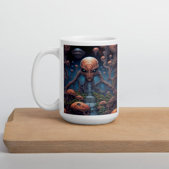 White glossy mug - WhatUWant2Buy