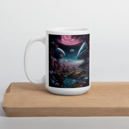 White glossy mug - WhatUWant2Buy