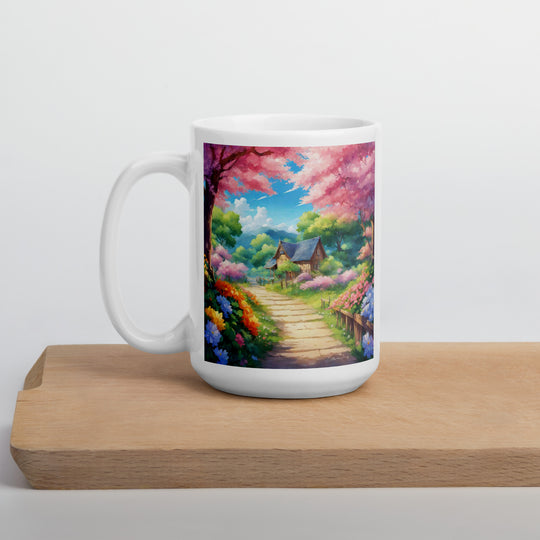 White glossy mug - WhatUWant2Buy