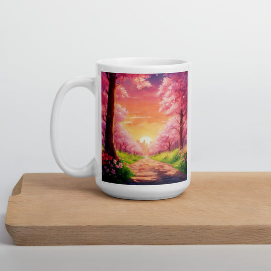 White glossy mug - WhatUWant2Buy