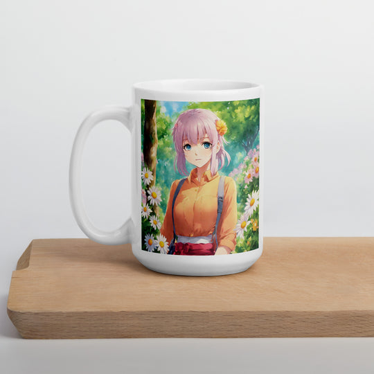 White glossy mug - WhatUWant2Buy