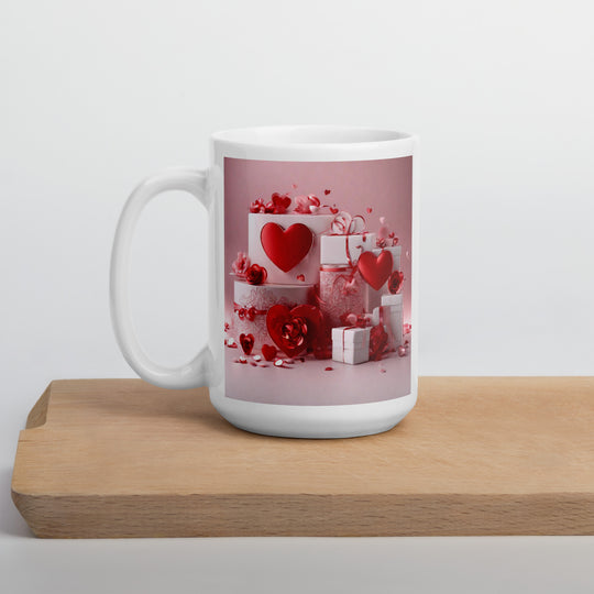 White glossy mug - WhatUWant2Buy