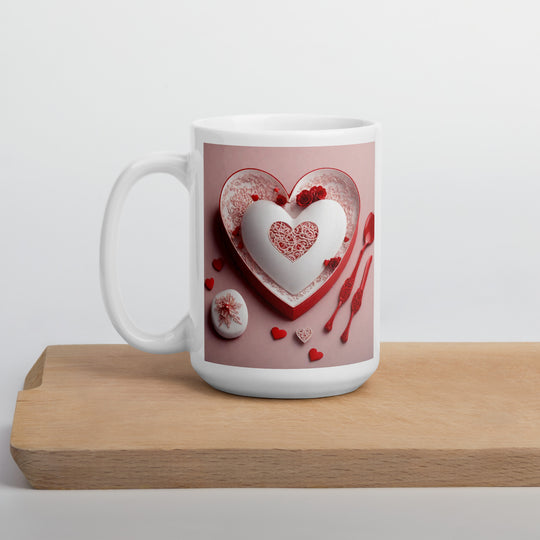 White glossy mug - WhatUWant2Buy