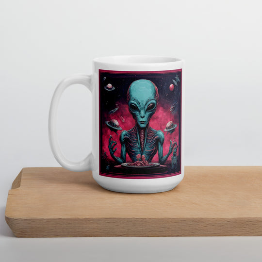White glossy mug - WhatUWant2Buy