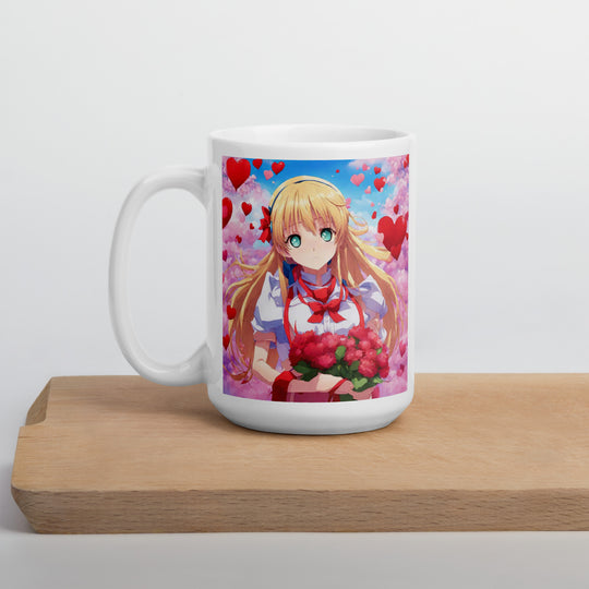 White glossy mug - WhatUWant2Buy