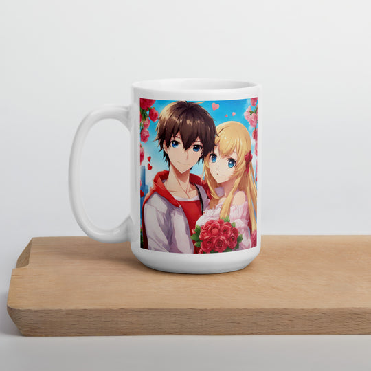 White glossy mug - WhatUWant2Buy